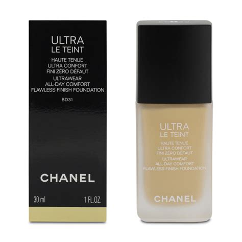 chanel ultra le teint velvet bd31|chanel ultrawear flawless liquid foundation.